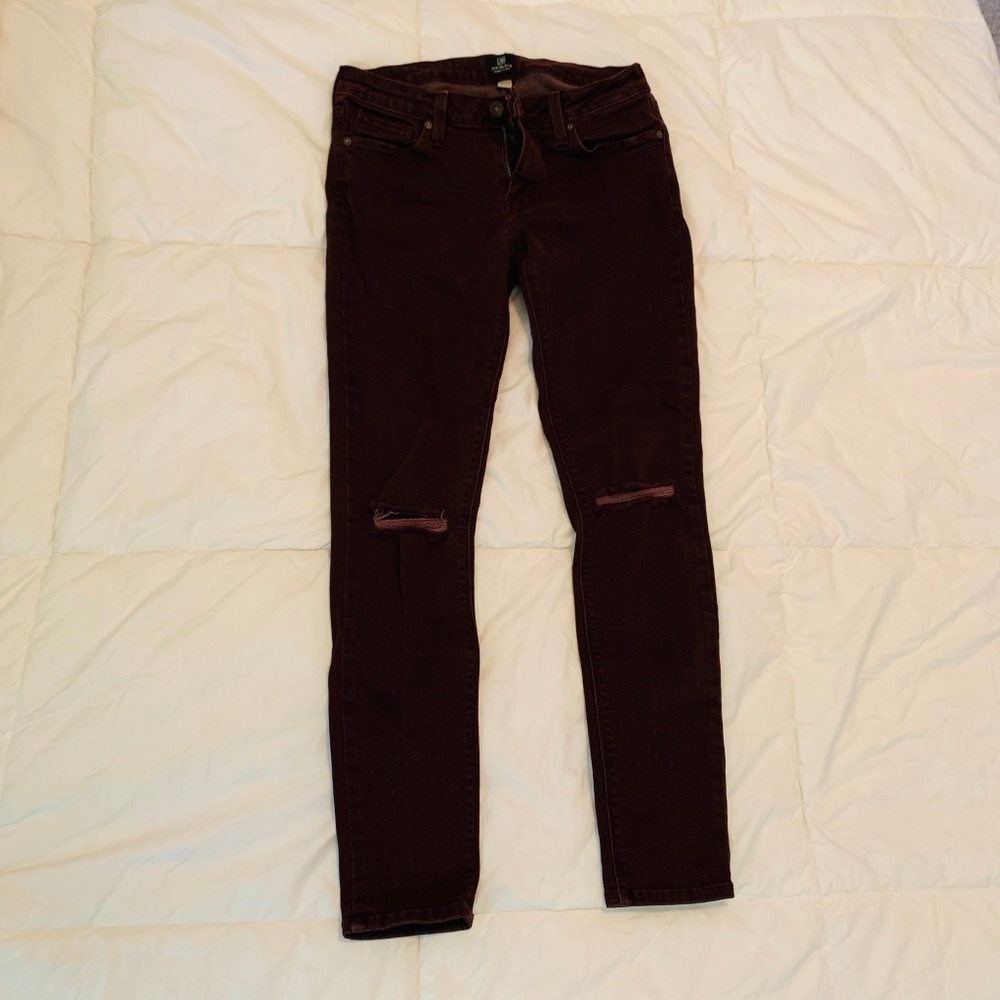 Just Black Dark Red Jeans